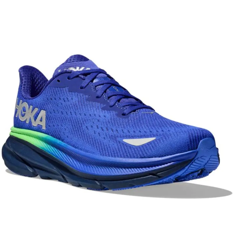 Hoka One One Men's Clifton 9 GTX Running Shoes Dazzling Blue/Evening Sky-2
